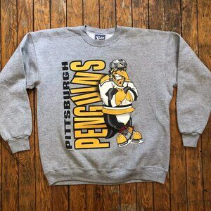 Vintage Pittsburgh Penguins Crewneck Sweatshirt Retro Hockey NHL Men Women Shirt